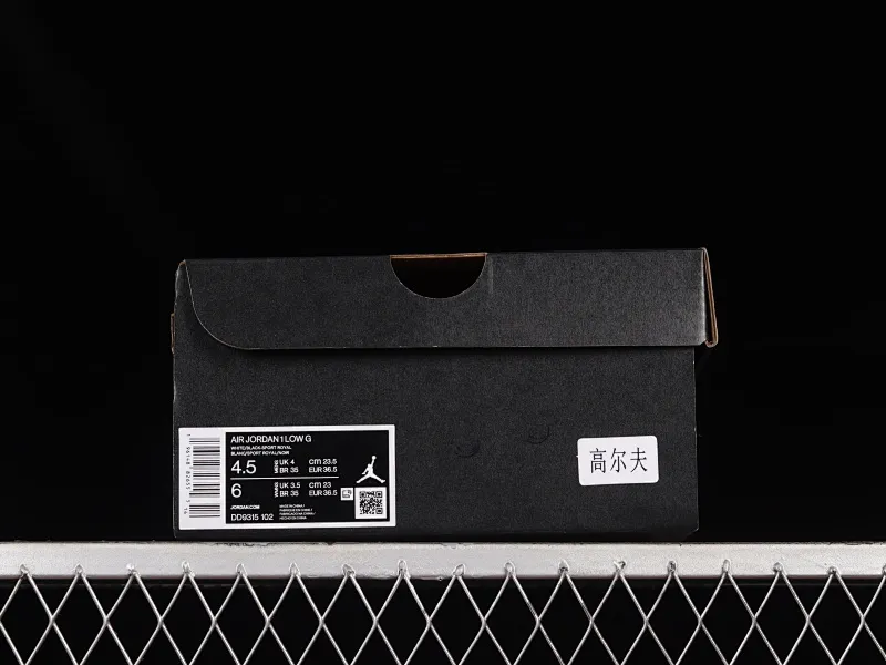 All categories Air Jordan Jordan series basketball shoes Air Jordan 1 Low G version pure original Air Jordan 1 Low Golf "Royal Toe" AJ1 Joe 1 new golf version black and blue toe DD9315-102